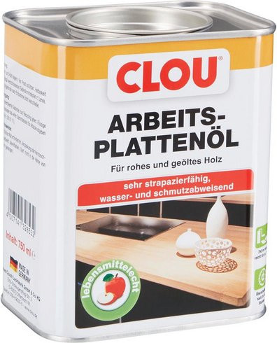 Alpina Farben Arbeitsplattenöl transparent, 0,75 l, lebensmittelecht, satin matt - Bild 1