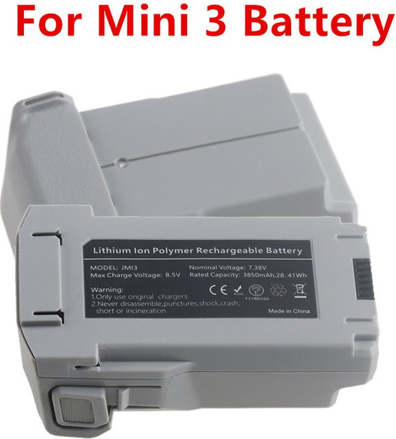 RC.BURST Intelligenter Flugakku mit 3850 mAh für DJI Mini 4 Pro und Mini 3, Grau - Bild 1