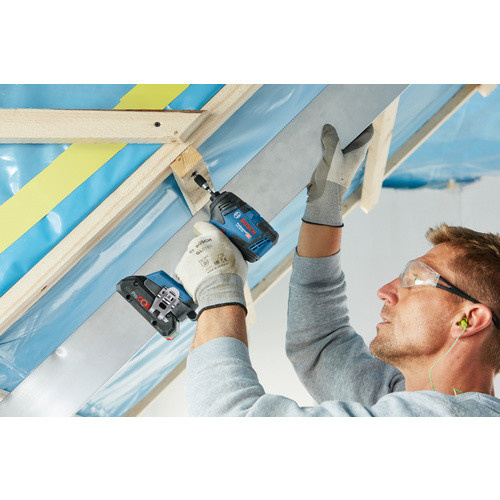 Bosch Professional Akku-Drehschlagschrauber GDX 18V-200 in Blau/Schwarz, 18V, ohne Akku - Bild 3