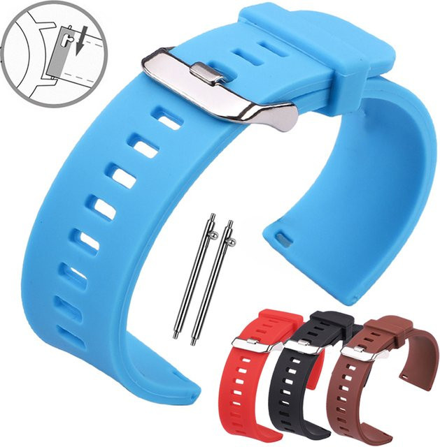 DUTRIEUX Uhrenarmband Silikon, Unisex, Bunt - Bild 1
