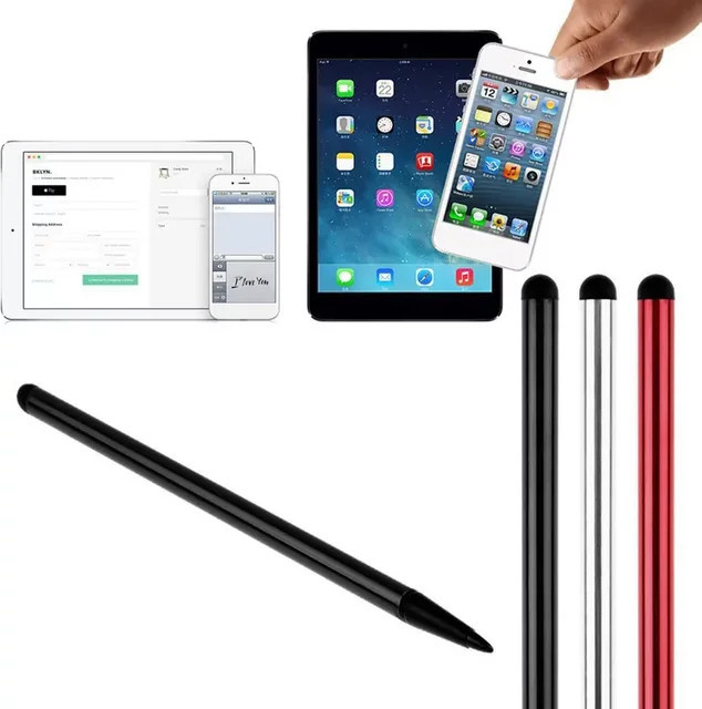 Universeller Dual-Use Stylus Bildschirmstift in Weiß für iPad, Lenovo, Samsung und Xiaomi Tablets sowie Smartphones - Bild 1