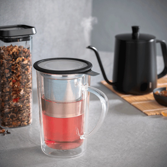 Gefu Teeglas mit Filter transparent - Bild 1