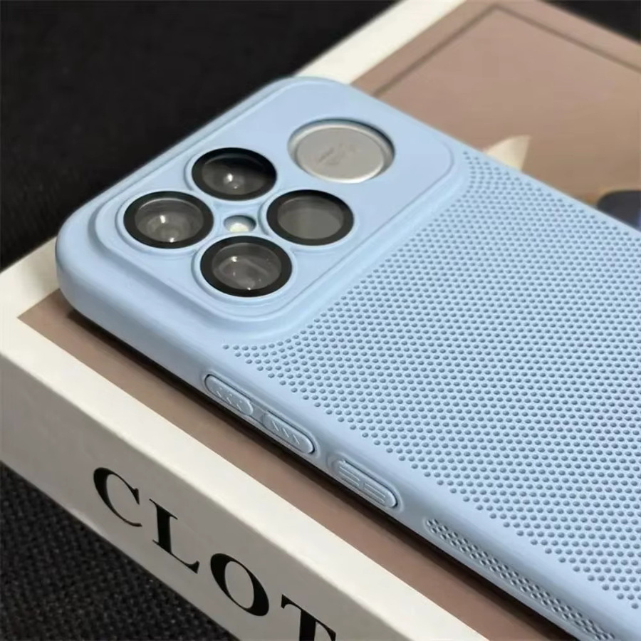 Schutzhülle für Xiaomi POCO F8Pro F8Ultra F7Pro F7Ultra mit Wärmeableitung und Anti-Drop-Funktion aus mattem PC in Orange oder Blau - Bild 2