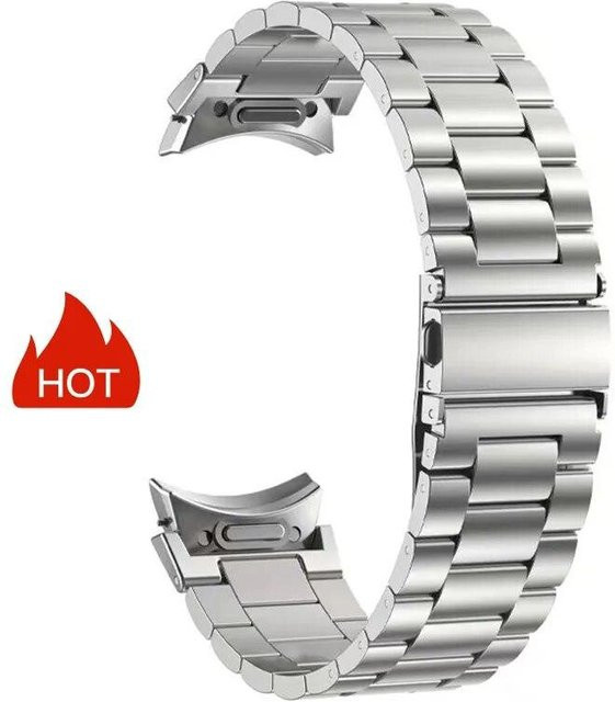 MY-CASE Uhrenarmband Edelstahl, Silber, Unisex - Bild 1