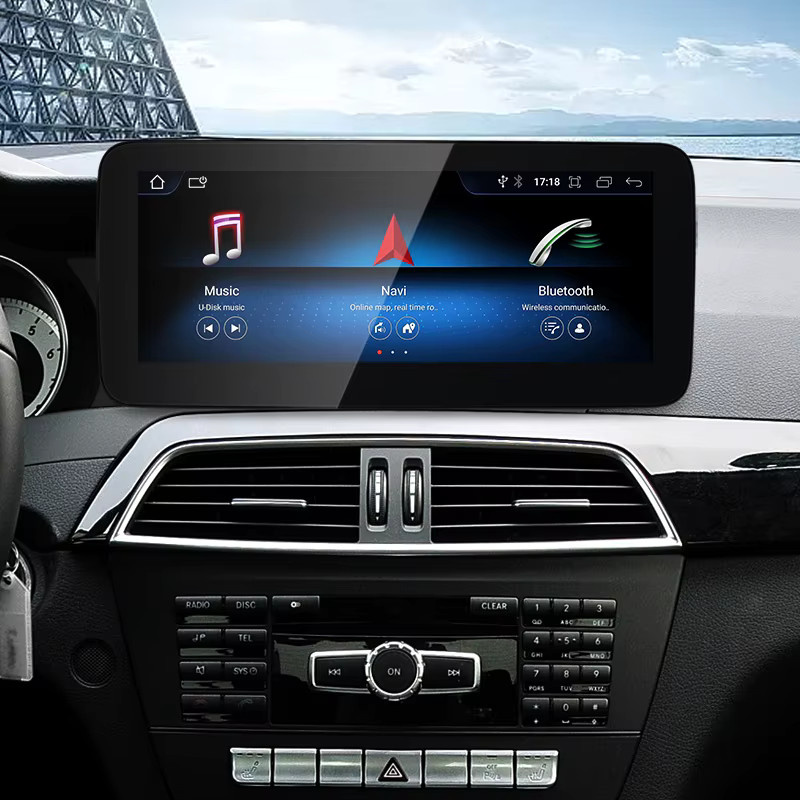STWEI Multimedia Player Auto Radio Stereo für Mercedes Benz C-Klasse W204 S204 (Baujahr 11-15) in Schwarz - Bild 3