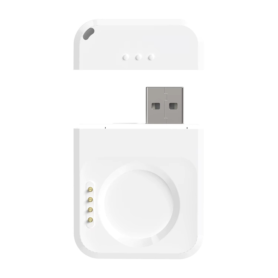 SIKAI Magnetisches Mini-Wireless-Schnellladegerät Tragbare Powerbank für OPPO Watch X3 X2 X 4 Pro 3 Pro in Weiß - Bild 5