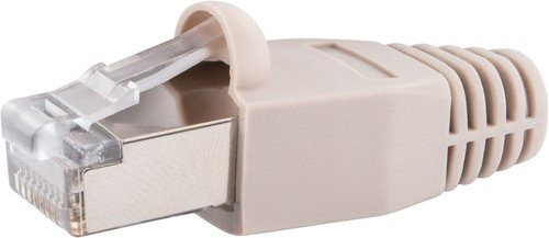 Schwaiger Netzwerkstecker CAT6 Ethernet LAN 9er Set in Weiss/Silber/Grau - Bild 1