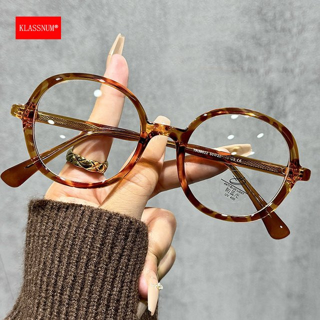 KLASSNUM Korrektionsbrille, Oval, TR90, Transparent, Unisex, Blaulichtfilter - Bild 1