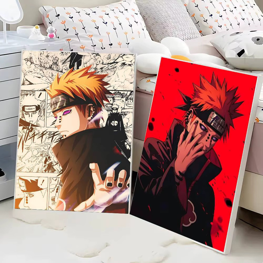 Vintage Naruto Anime Poster N-Nagato P-Pain Wandkunst aus Papier in Mehrfarbig, B: 15,0 cm, H: 15,0 cm - Bild 4