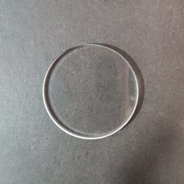 Mineral-Uhrenglas, flach, 25 mm–42 mm, Unisex - Bild 1