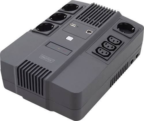 Digitus All-in-One USV DN-170111 800 VA 480 Watt Schwarz - Bild 1