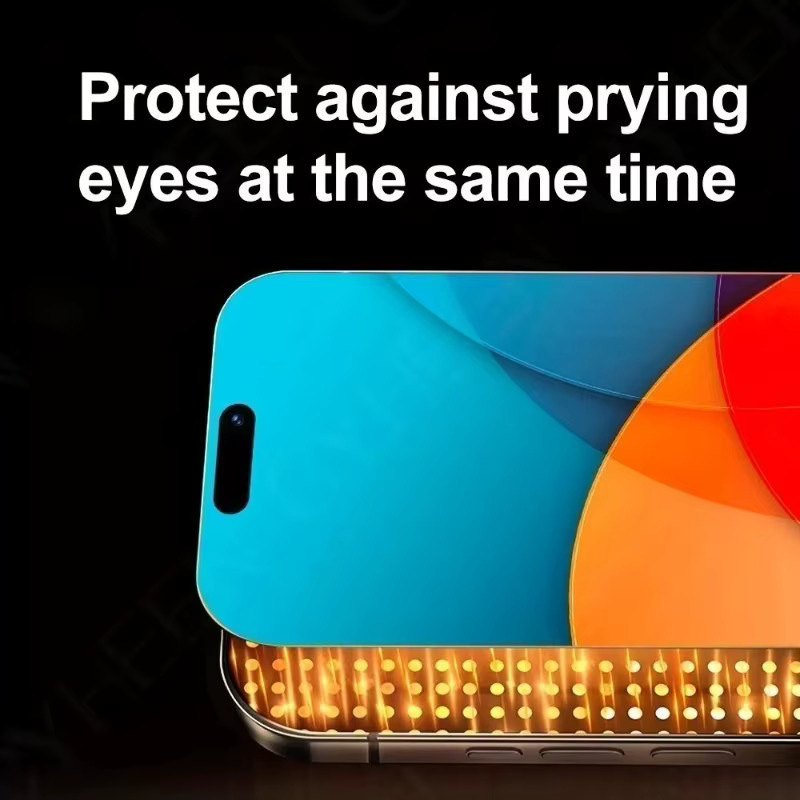 2er-Pack Blickschutzfolie für Apple iPhone 17 16 15 14 13 12 11 Pro Max Plus XR XS mit Ein-Klick-Installation Glas - Bild 4