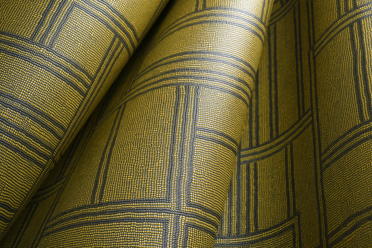 Arte Wallpaper Civilia 50562 Tapete mit geometrischem Abstract-Muster in Gelb aus Vlies - Bild 2