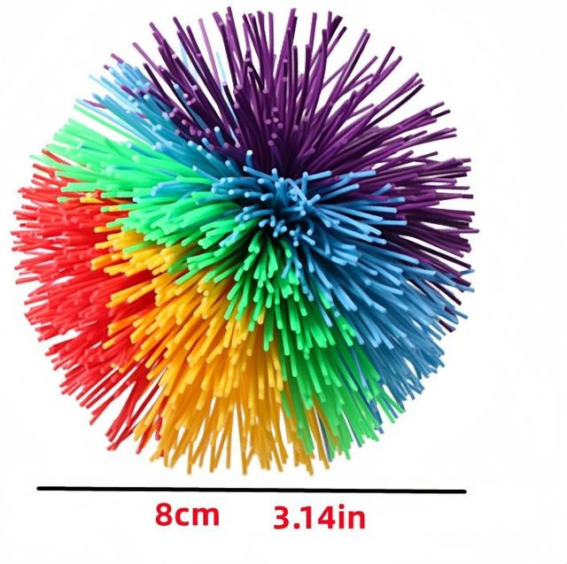 Topmix Bunter Gummiseil Jonglierball, Anti-Stress, dehnbarer Ball, ab 14 Jahren - Bild 1