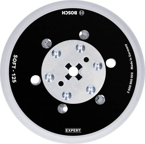 Bosch EXPERT Multihole Universalstützteller weich, Durchmesser: 125 mm, weiß/schwarz - Bild 1