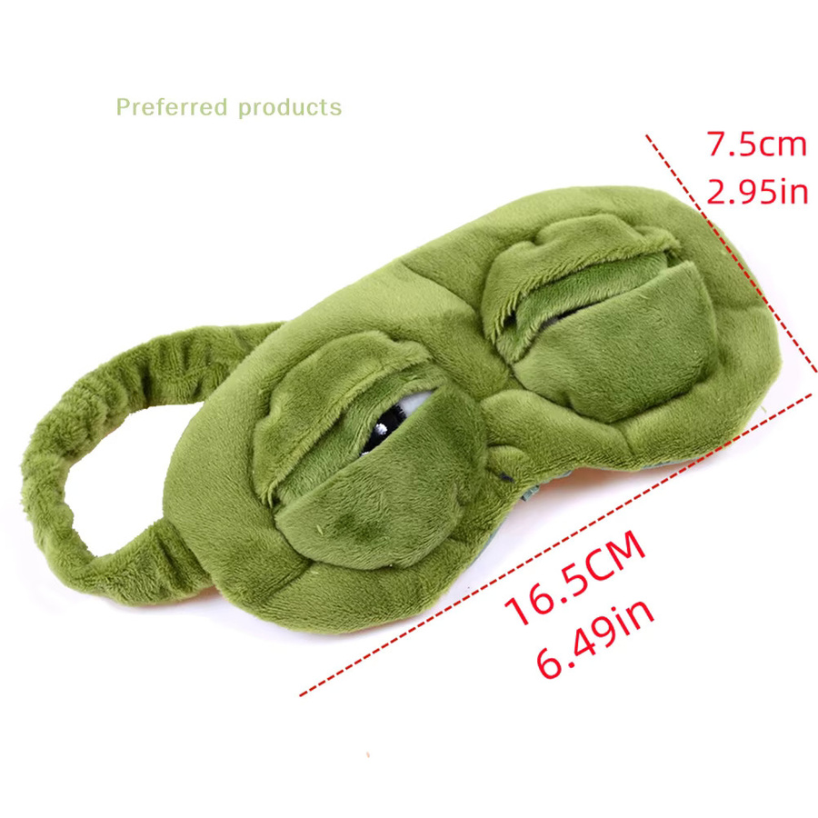 KuZHEN 3D-Schlafmaske mit Frosch, Unisex - Bild 2