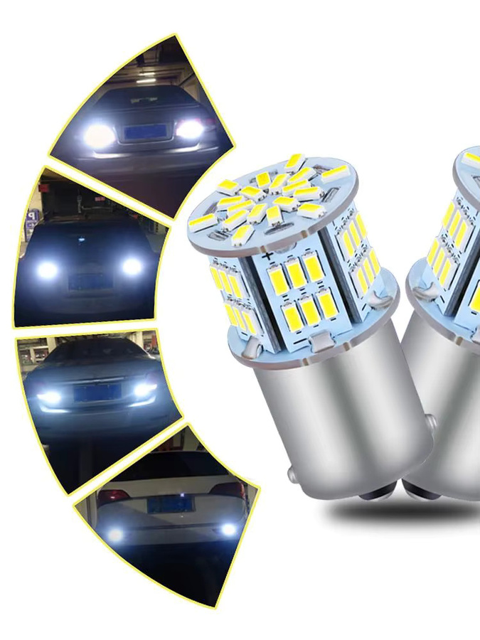 Neallor P21W 1156 BA15S LED Canbus Rückleuchten Set mit 6000 K für Rückfahrscheinwerfer, Bremslichter und Nebelschlussleuchten, 12V 24V - Bild 6