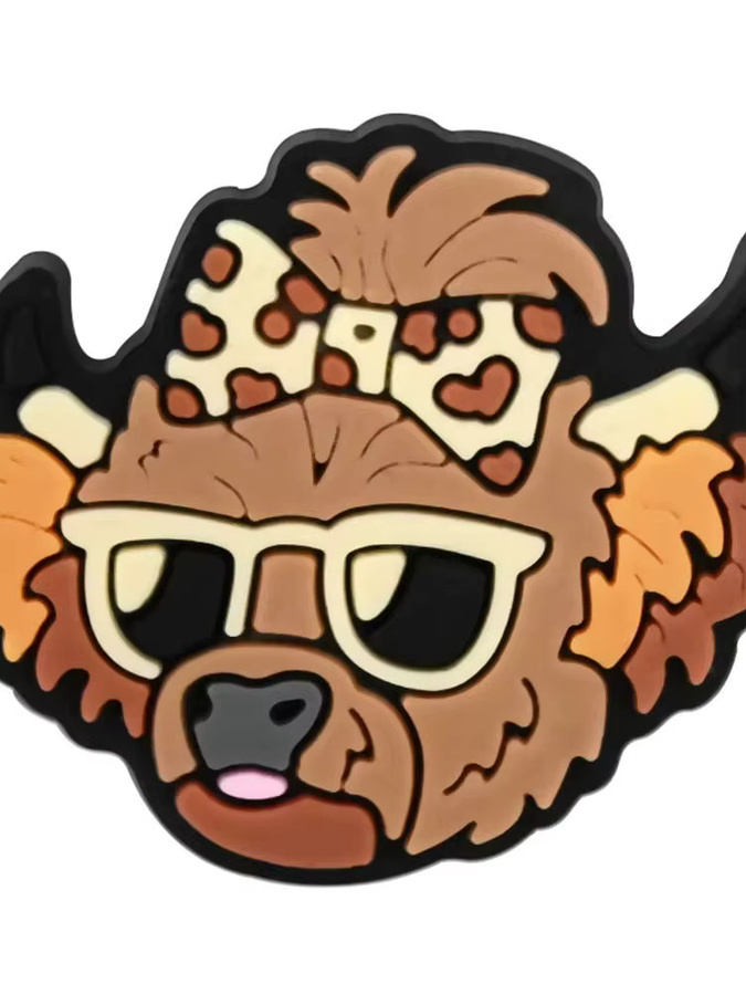 giantkoala Cowboy Highland Cattle Schuh-Charms, PVC, Mix - Bild 3