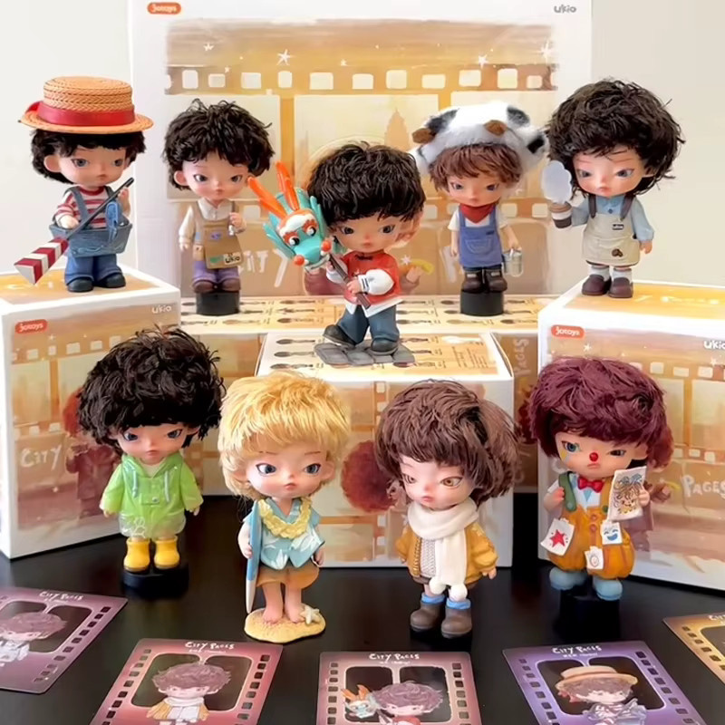 DIGWEEK Ukio City Pages Serie Blind Box, Actionfigur, Puppe, Desktop-Deko - Bild 3