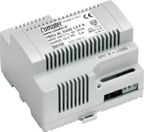Comatec Hutschienen-Netzteil TBD2/AL.0200.12/F6, 12 V/DC, 2A, 24W, grau - Bild 1