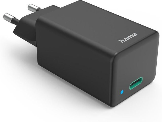Hama GaN Schnellladegerät mit USB-C und PD 45 W in Schwarz - Bild 1