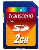 Transcend SD Flash-Speicherkarte 2GB in Blau (TS2GSDC) - Bild 1