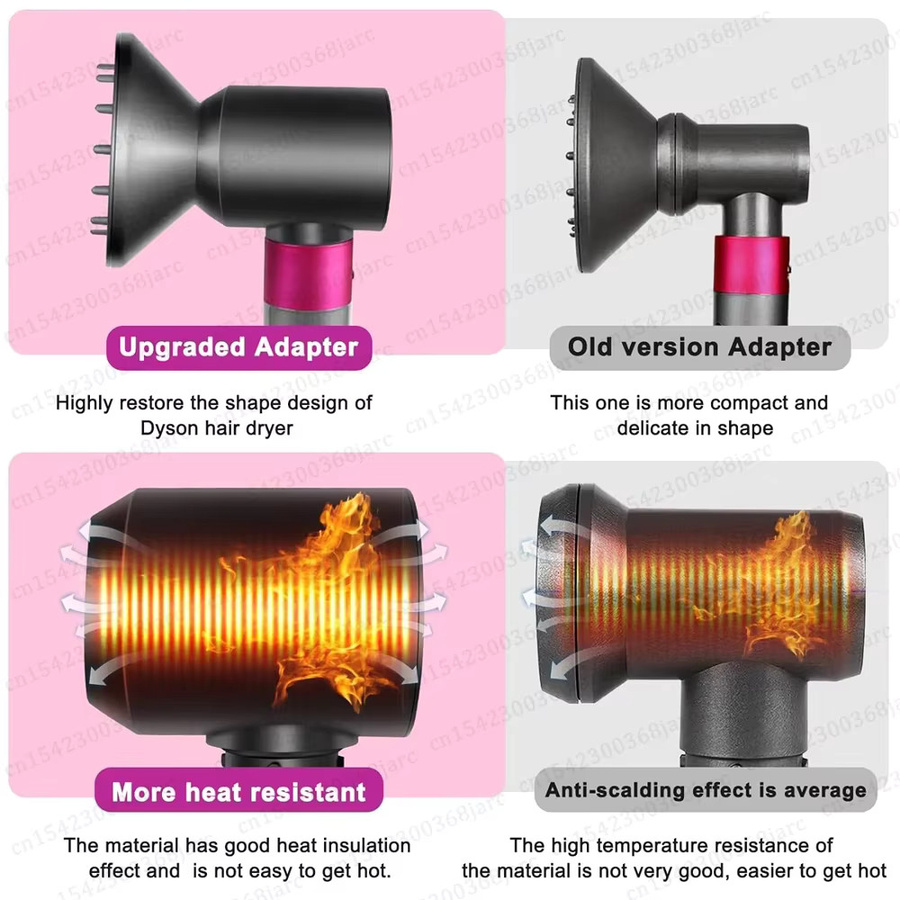 Dyson Diffusorzubehör für Airwrap HS05 HS01 Styler, Gold, Grau - Bild 5