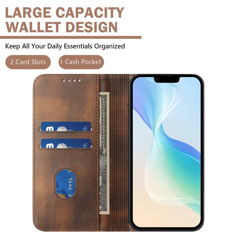 Note70T Magnetische Leder-Brieftaschen-Handyhülle für Realme 16 Pro+ 15 14 13 GT8 GT7 C85 C71 P4 P3 Pro - Bild 2