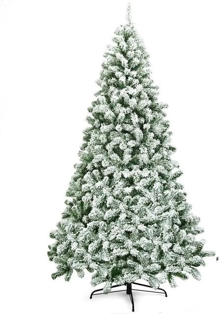Costway Künstlicher Weihnachtsbaum in Grün aus PVC und Metall, Höhe: 225 cm - Bild 1