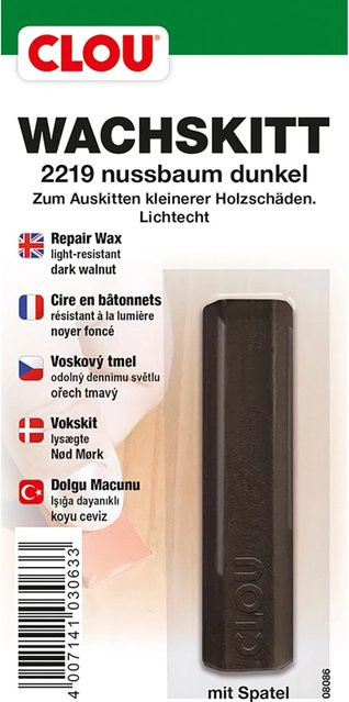Clou Wachskitt Nussbaum Dunkel 15 g - Bild 1