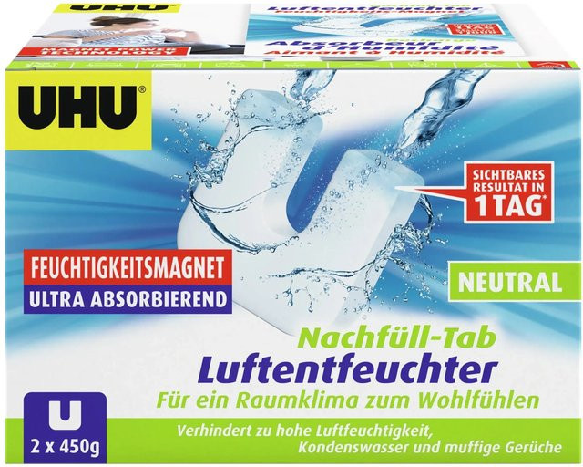 UHU Luftentfeuchter Magnet-Tabs 2x 450 g - Bild 1