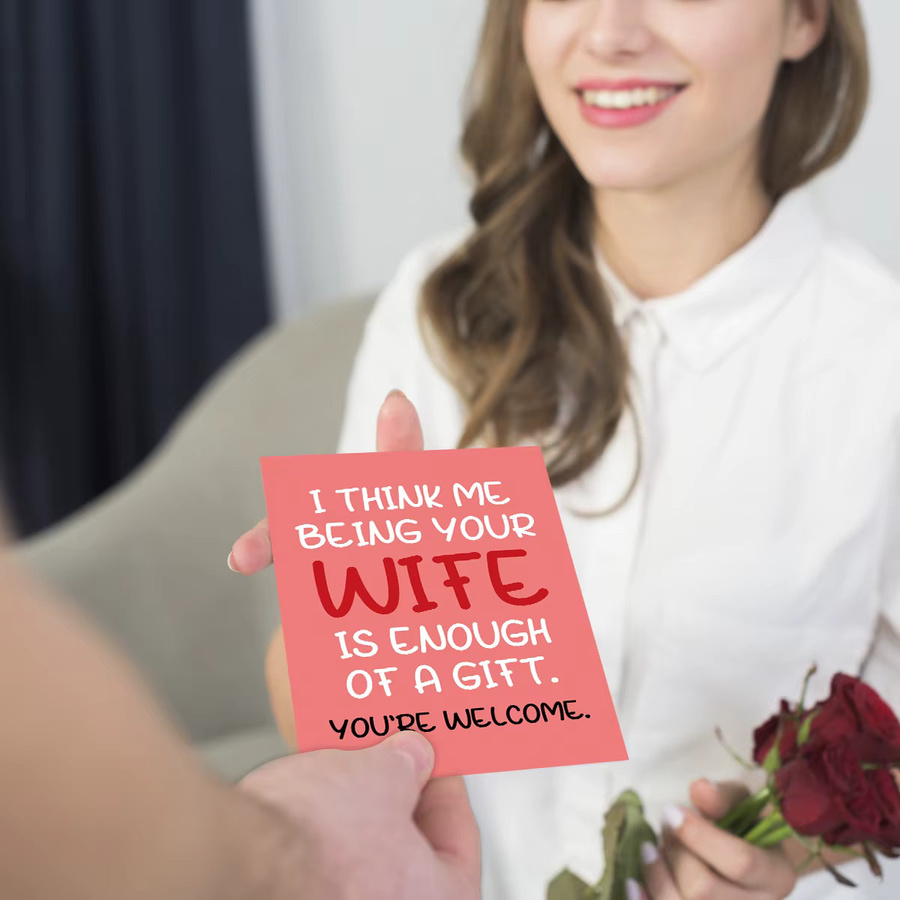 Lustige Geburtstagskarte für deinen Ehemann zum Valentinstag oder Geburtstag - Bild 4