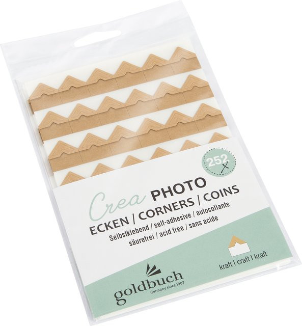 goldbuch Fotoecken Crea Kraft in Gold - Bild 1