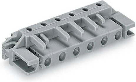 WAGO 232-842/047-000 Federleiste Grau 10 Stück - Bild 1