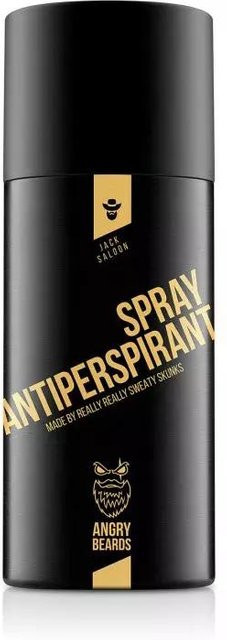 Angry Beards Jack Saloon Antitranspirant Spray, 150 ml, Herren - Bild 1