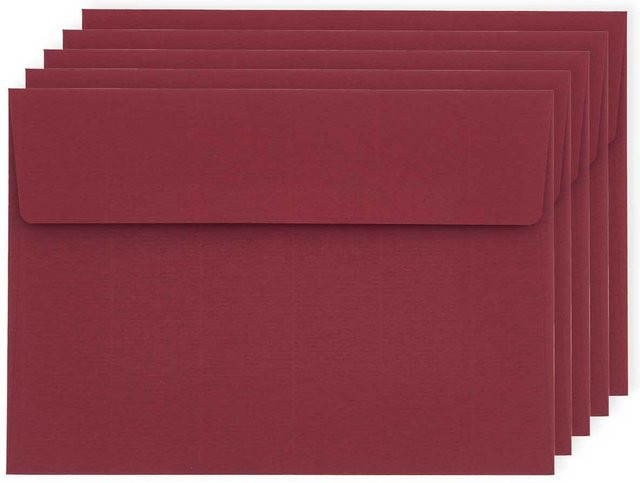 Rico Design Paper Poetry Luxury Umschläge B6 Weinrot - Bild 1