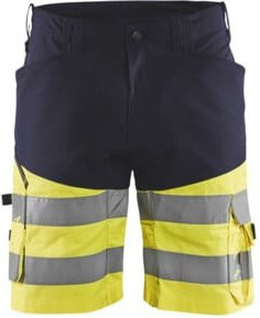 Blakläder Warnschutz-Shorts in Gelb und Marineblau mit Cordura-Material nach EN ISO 20471 - Bild 1