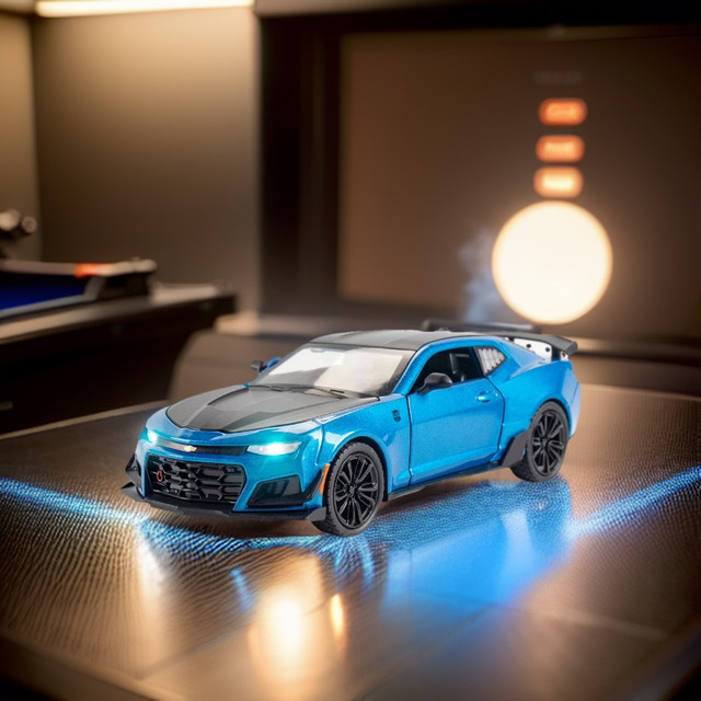 NOVELTYRC Camaro Hornisse, Automodell, 1:32, mit Audio, Metall, Blau - Bild 1