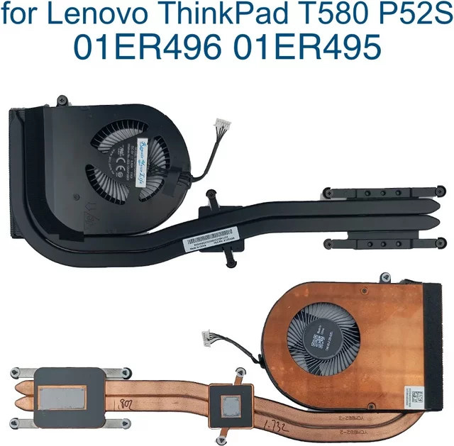 Lenovo CPU Kühler Lüfter Kühlkörper Thermal Modul für Thinkpad T580 P52S in Schwarz - Bild 1