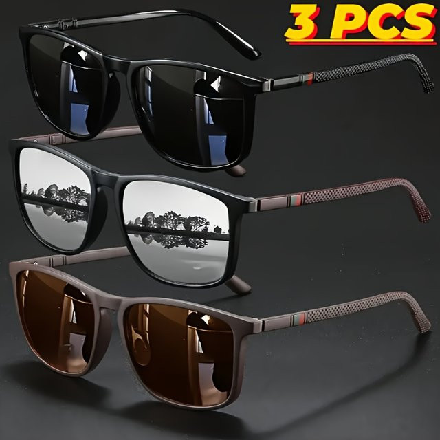 Hindfield Retro-Brille, Vollrand, Square, Metall, Schwarz, Unisex - Bild 1