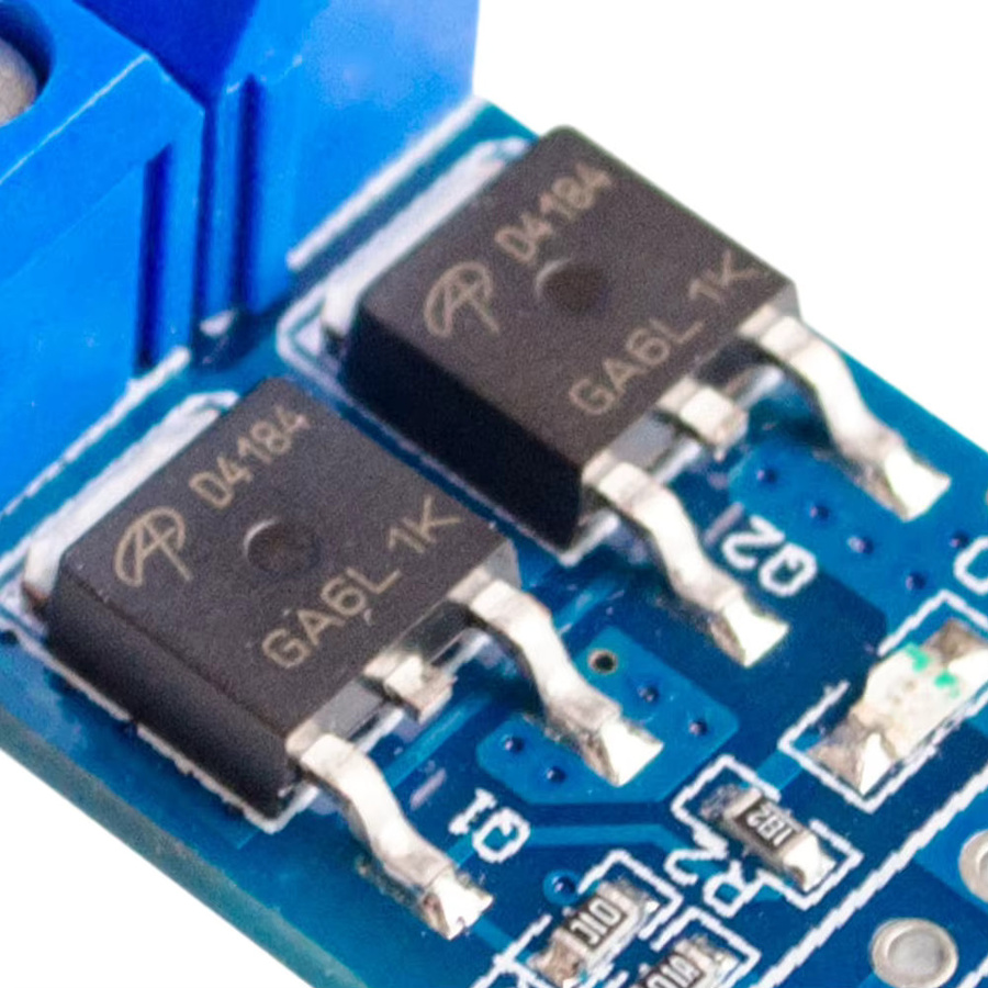 MOSFET Trigger Switch Drive Modul PWM Regler 15A 400W DC 5V-36V Elektronische Steuerplatine in Blau für Arduino - Bild 4