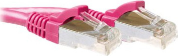 ACT CAT6A Patchkabel S/FTP LSZH Snagless Ethernet LAN Kabel Pink 20 m - Bild 1