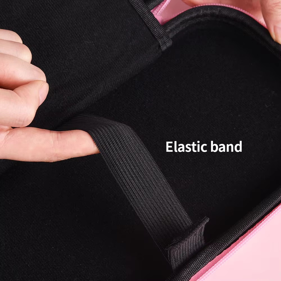 Kratzfeste Leder-Tragetasche für Nintendo Switch 2 in Pink - Bild 3