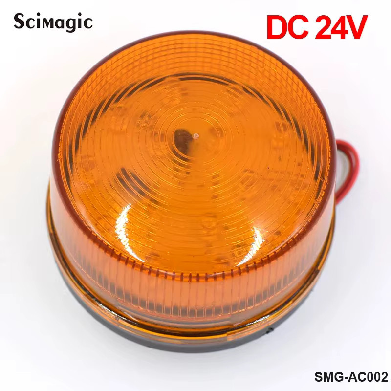 Scimagic-RC LED Tor Blinklicht Lampe als Alarmlampe für Schiebetoröffner und Schranken in Rot und Gelb (ohne Ton) - Bild 2
