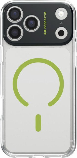 Transparente Hülle für Apple iPhone 17 Pro Max mit MagSafe-Kompatibilität in Grün - Bild 1