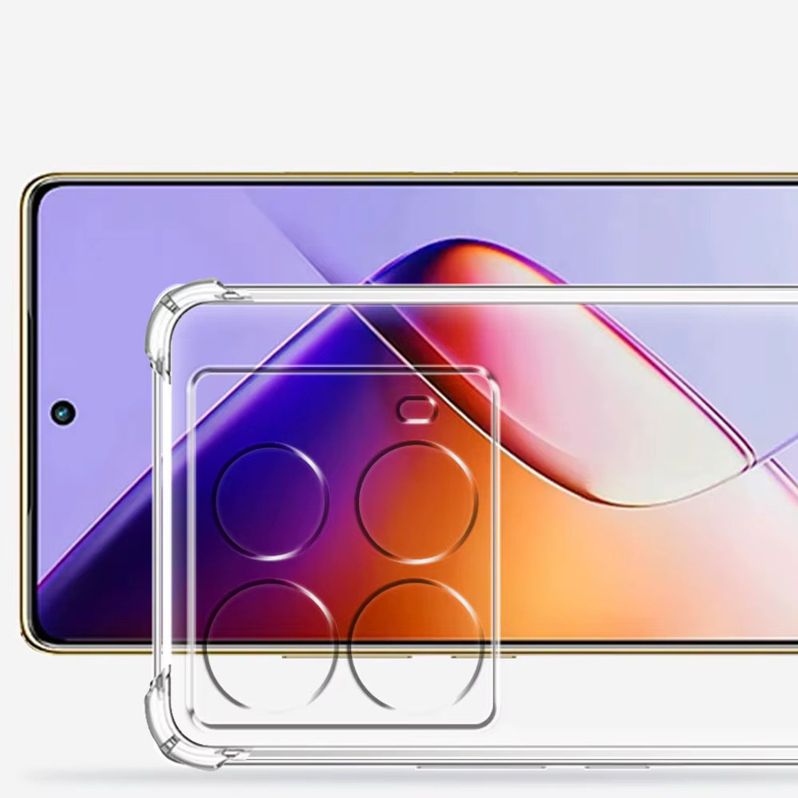EUCAGR Silikon Schutzhülle für Infinix Note 40 4G, Note 40 Pro und Note 40 Pro Plus, Transparent - Bild 3