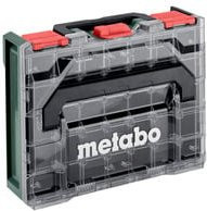 MetaboX 100 S Organizer Werkzeugkiste von Metabo in Transparent, Grün und Grau mit Einsätzen und stapelbar - Bild 1