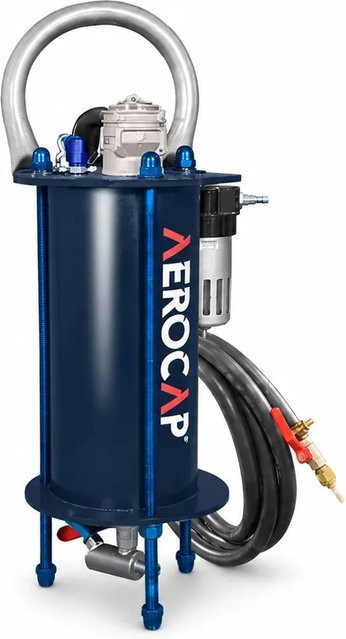 AEROCAP 301 Mobiles Sandstrahlgerät in Blau für Möbel, Holz und Metall mit 4 l Fassungsvermögen - Bild 1
