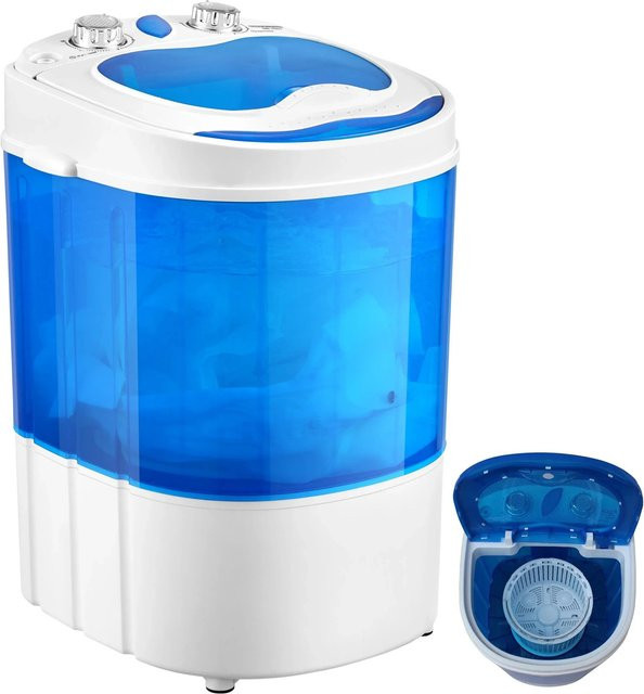 Steinborg Mini-Waschmaschine Camping mit Schleuderfunktion, 3 kg Kapazität, Blau/Transparent, B/T/H: 52 x 36 x 36 cm - Bild 1