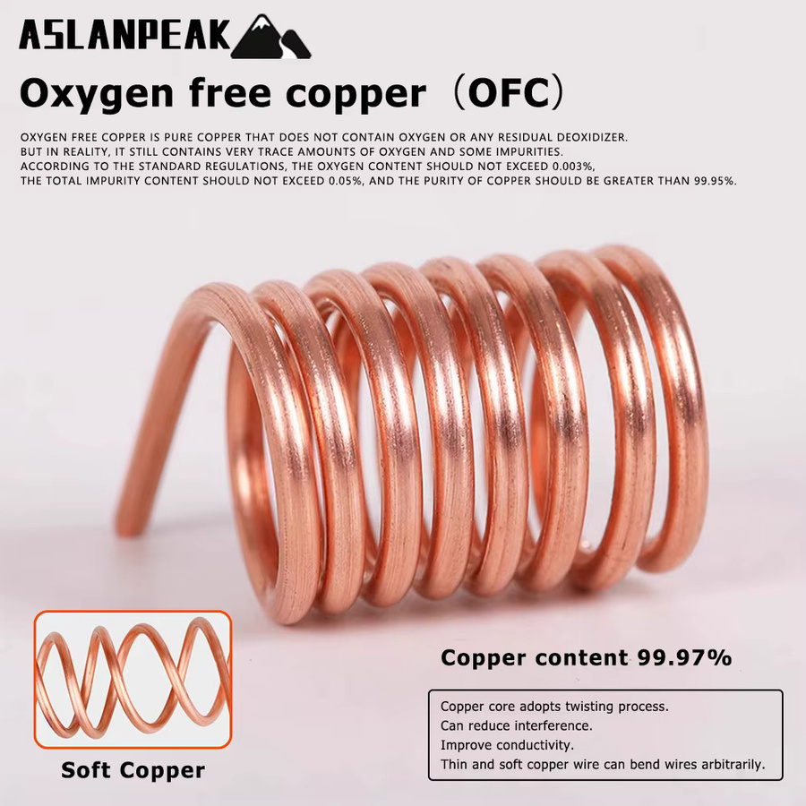 ASLANPEAK RVVR 2-adriges PVC-Mantelkabel 18-12AWG Weiches Kupferkabel für Klimaanlagen und Warmwasserbereiter - Bild 3